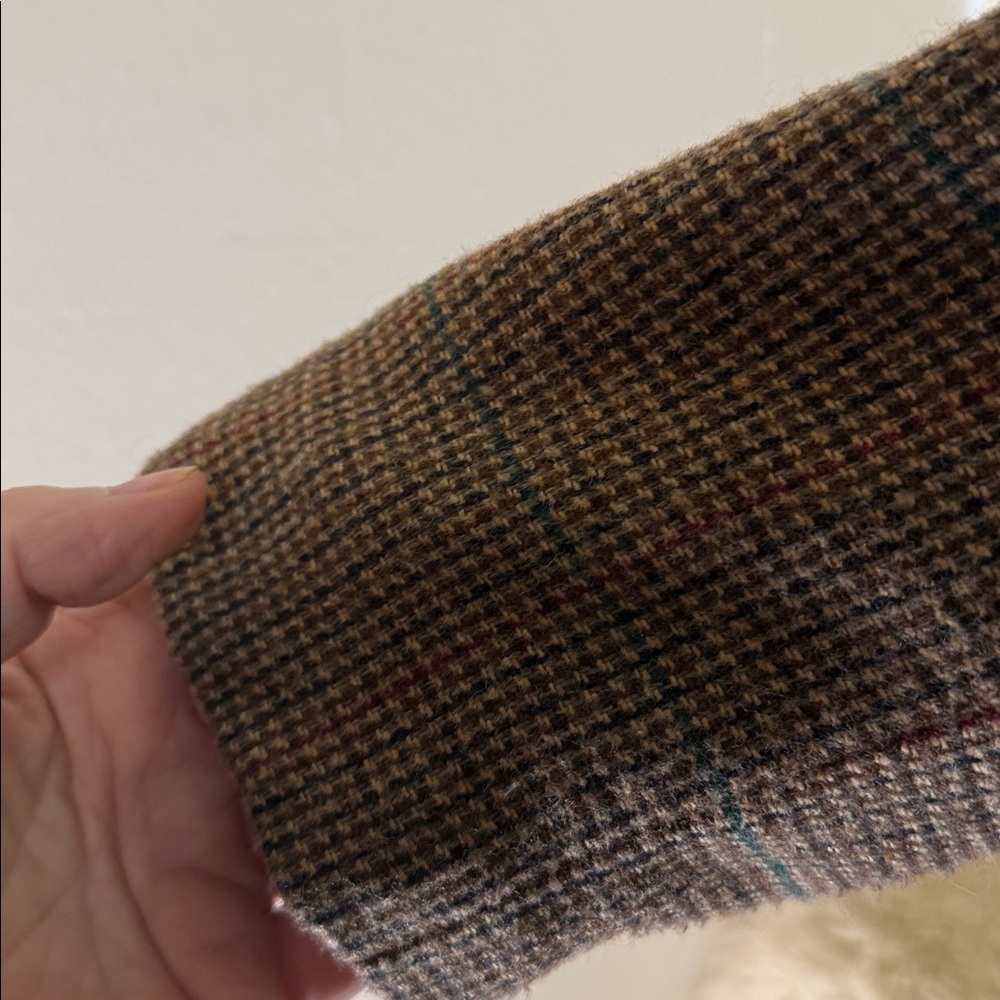 DUMAS PETITE Houndstooth Wool Blazer. Vintage. Size 6P - Picture 4 of 6